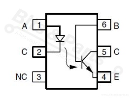 IC 4N35 Optocoupler 